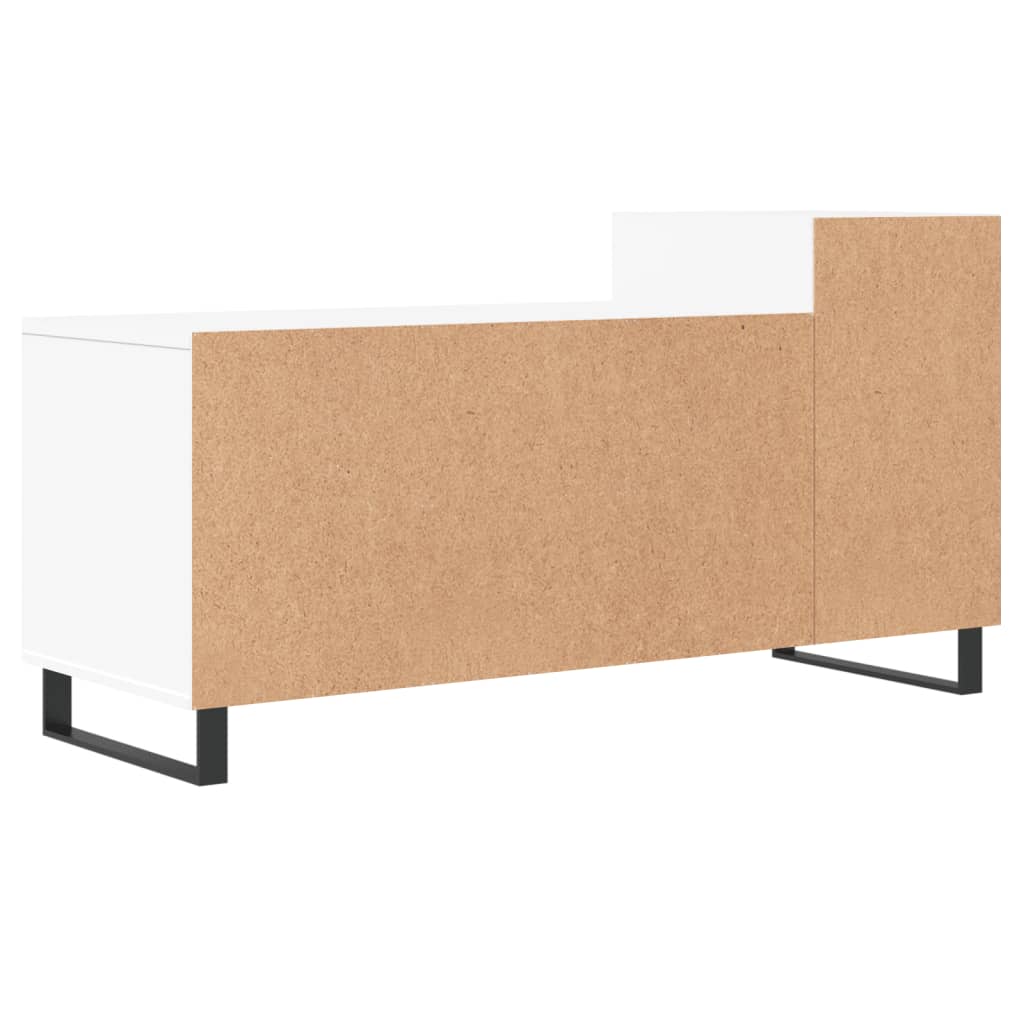 TV-Schrank Weiß 100x35x55 cm Holzwerkstoff