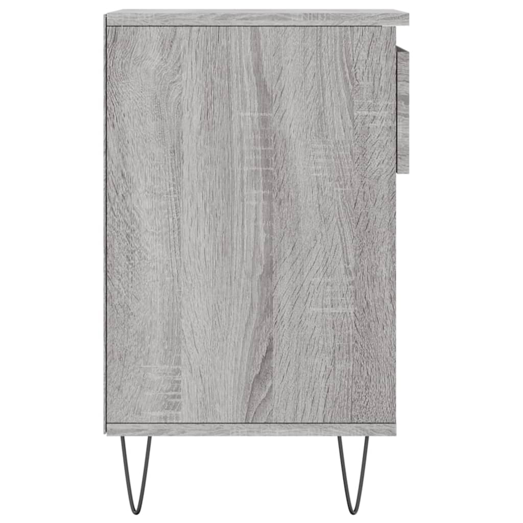 Schuhregal Grau Sonoma 102x36x60 cm Holzwerkstoff