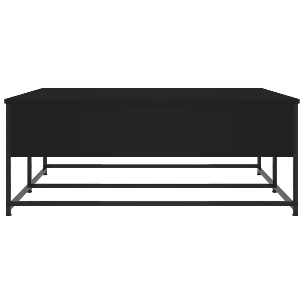 Couchtisch Schwarz 100x99x40 cm Holzwerkstoff