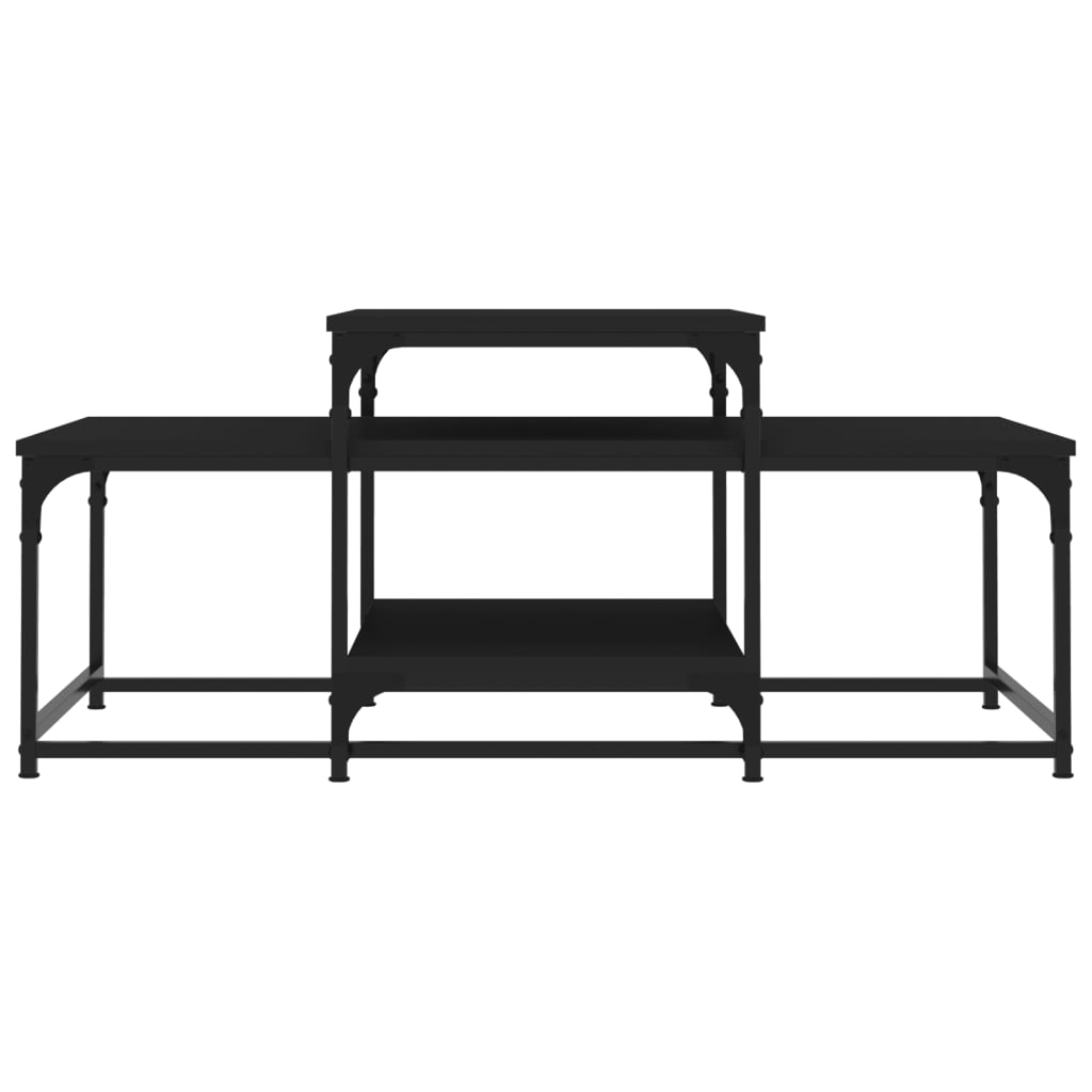 Couchtisch Schwarz 102x60x45 cm Holzwerkstoff