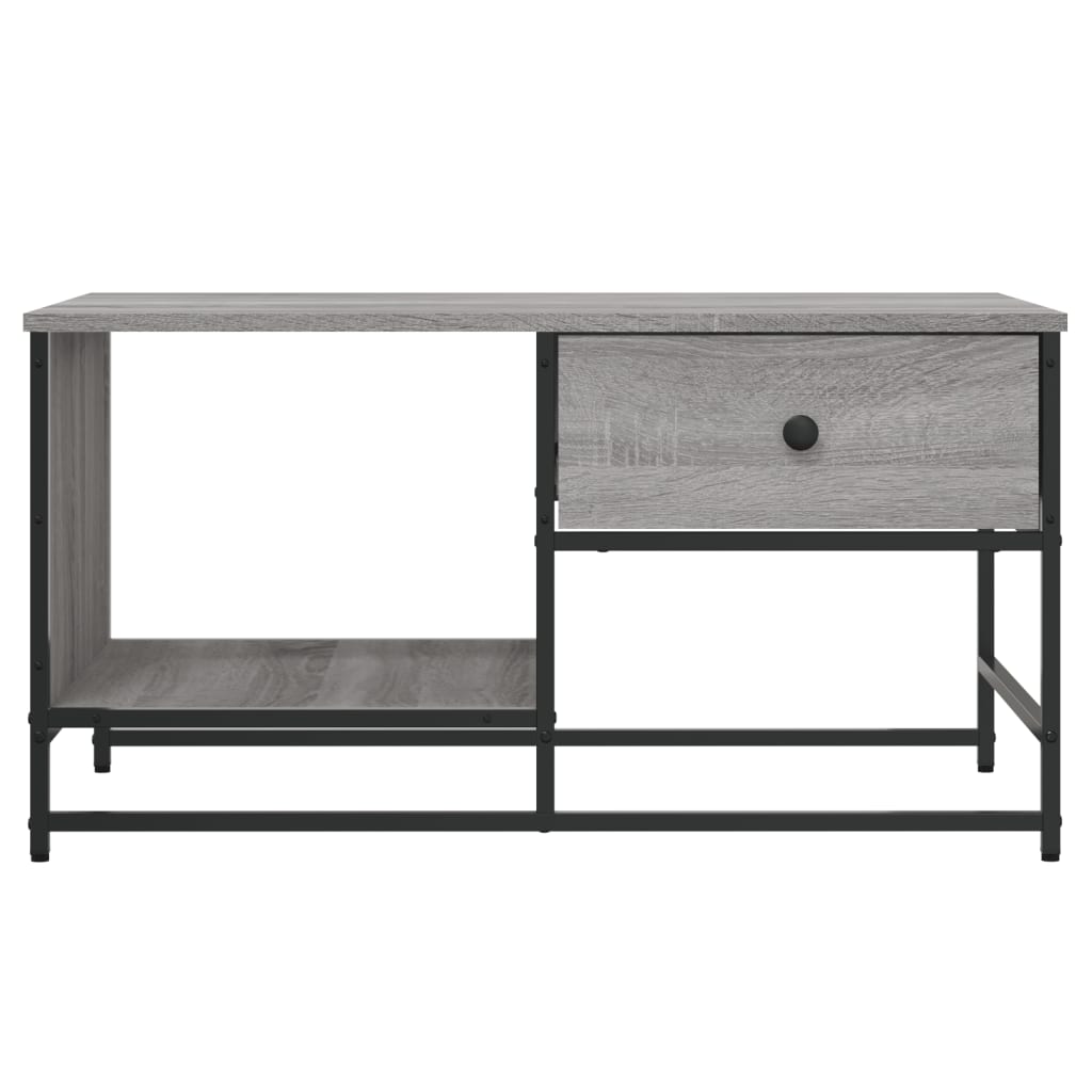 Couchtisch Grau Sonoma 85,5x51x45 cm Holzwerkstoff