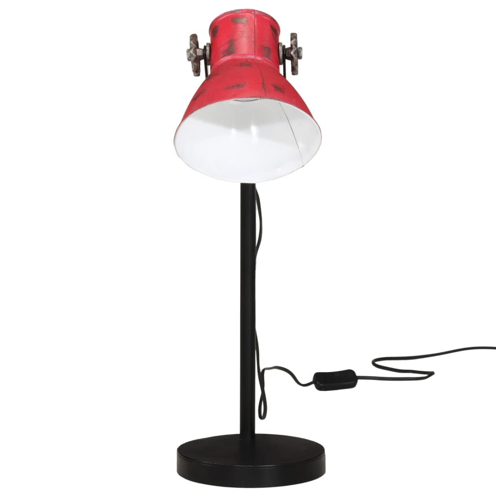 Schreibtischlampe 25 W Rot 17x17x60 cm E27