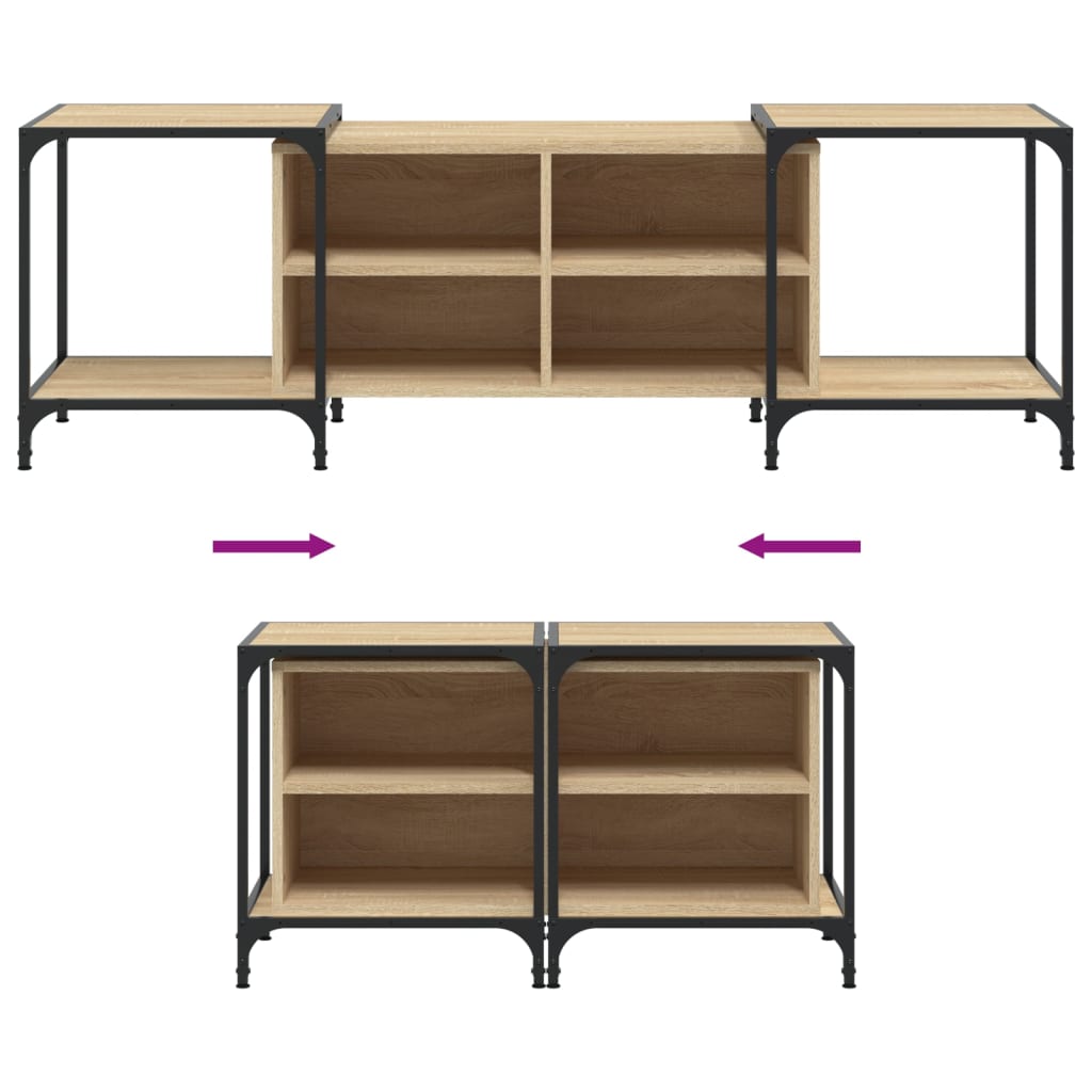 TV-Schrank Sonoma-Eiche 153x37x50 cm Holzwerkstoff