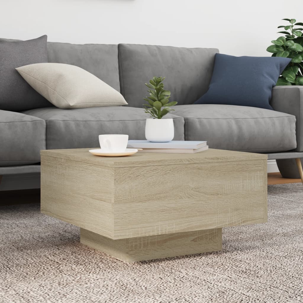 Couchtisch Sonoma-Eiche 55x55x31 cm Holzwerkstoff