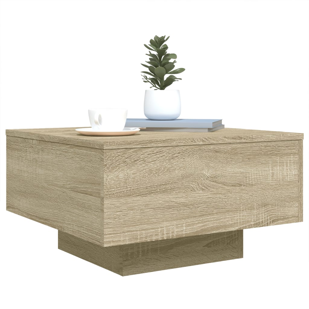 Couchtisch Sonoma-Eiche 55x55x31 cm Holzwerkstoff