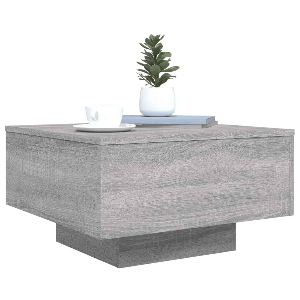 Couchtisch Grau Sonoma 55x55x31 cm Holzwerkstoff