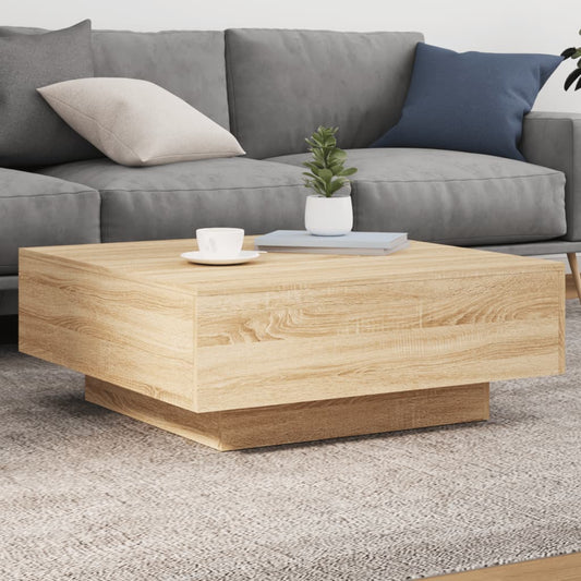 Couchtisch Sonoma-Eiche 80x80x31 cm Holzwerkstoff