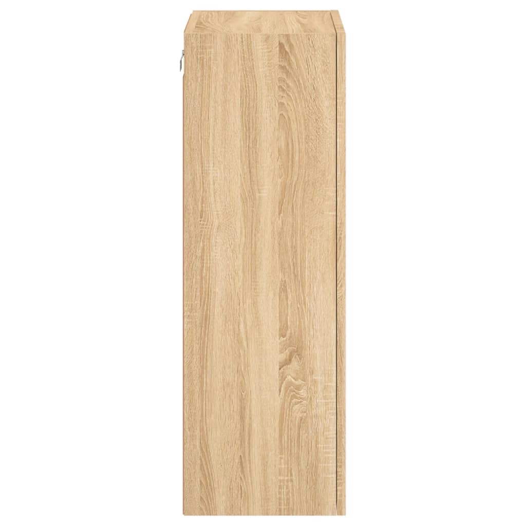 TV-Wandschrank Sonoma-Eiche 40,5x30x90 cm Holzwerkstoff