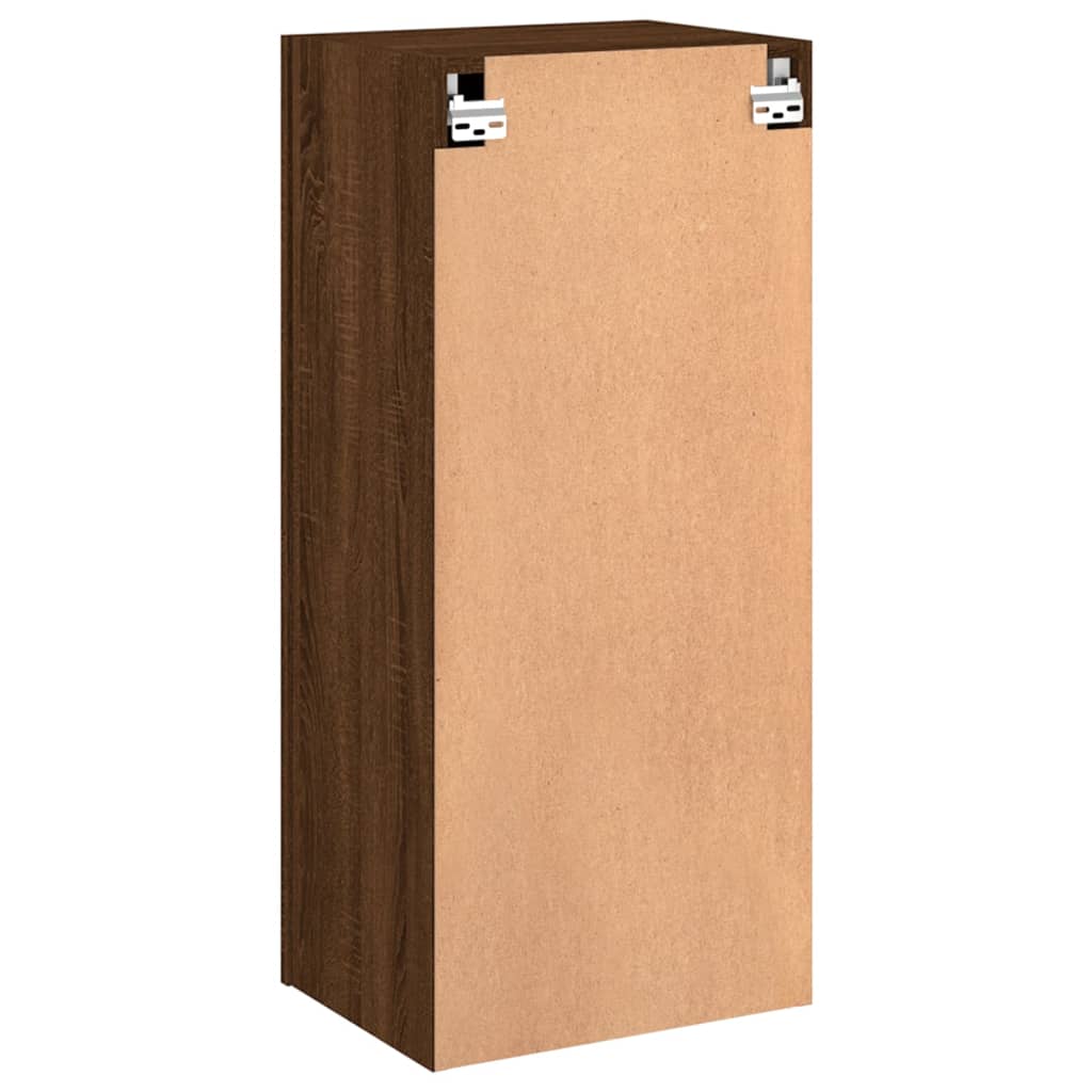 TV-Wandschrank Braun Eiche-Optik 40,5x30x90 cm Holzwerkstoff