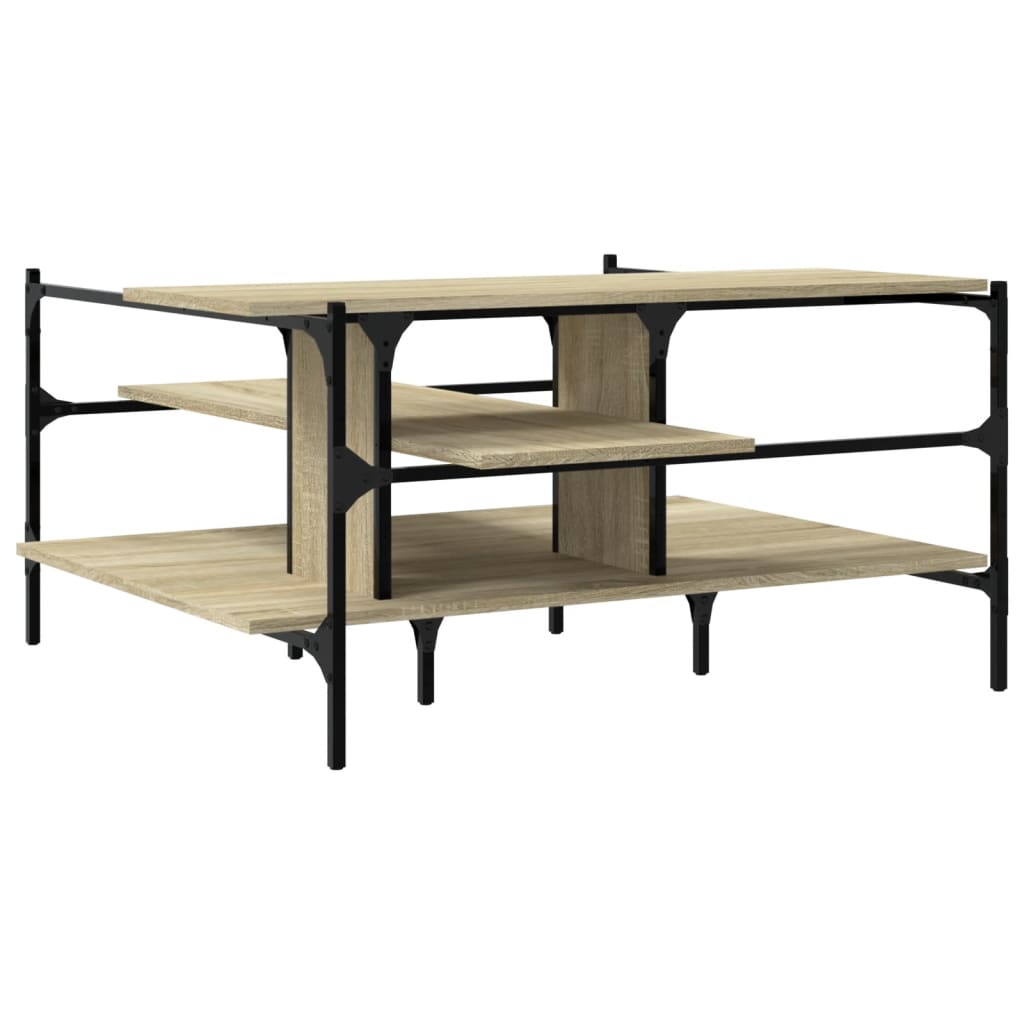 Couchtisch Sonoma-Eiche 100x100x48,5 cm Holzwerkstoff