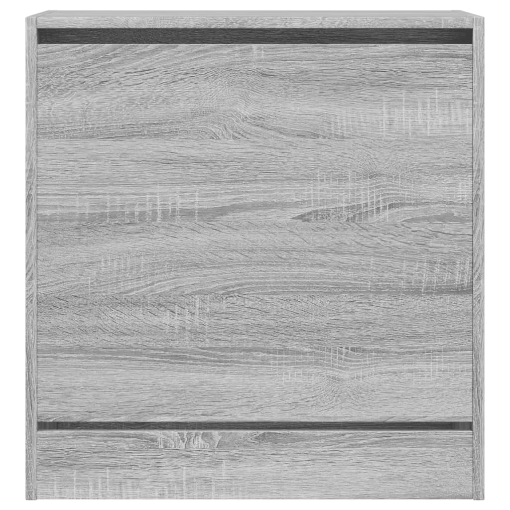 Schuhschrank Grau Sonoma 60x34x63,5 cm Holzwerkstoff