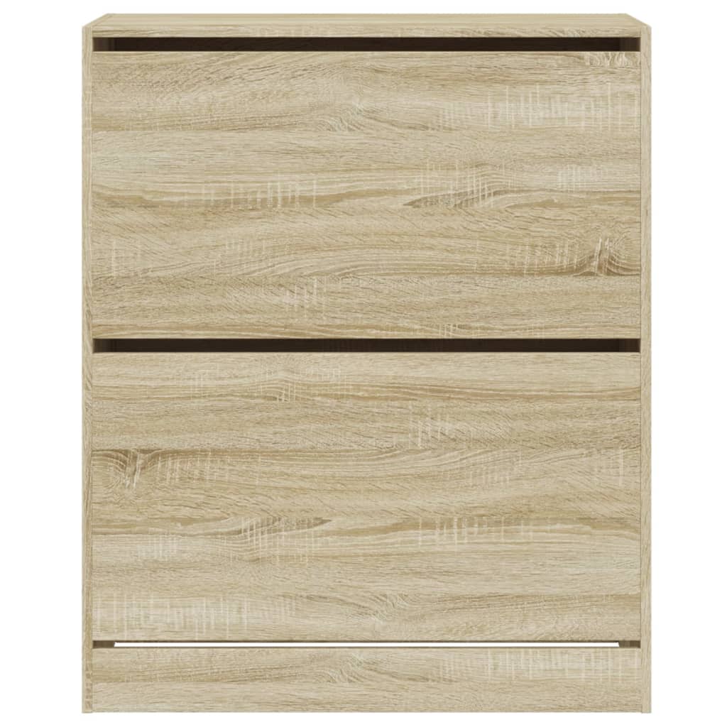 Schuhschrank Sonoma-Eiche 80x34x96,5 cm Holzwerkstoff