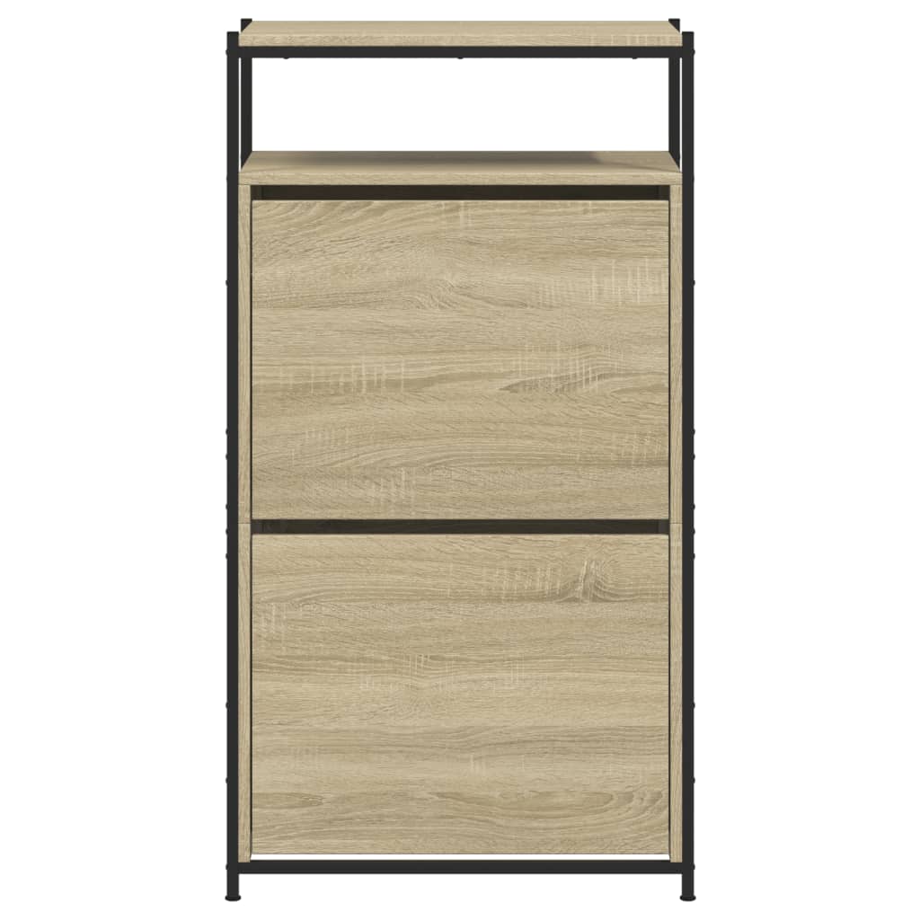 Schuhschrank Sonoma-Eiche 60x34x112 cm Holzwerkstoff