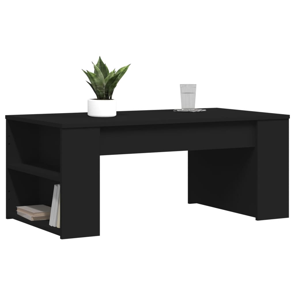 Couchtisch Schwarz 102x55x42 cm Holzwerkstoff