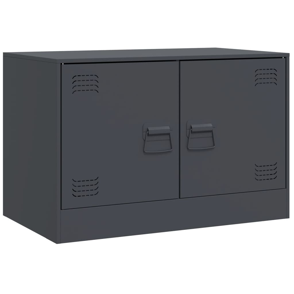 TV-Schrank Anthrazit 67x39x44 cm Stahl