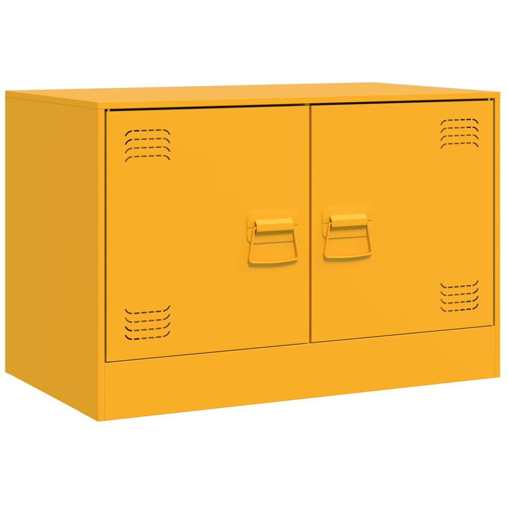 TV-Schrank Senfgelb 67x39x44 cm Stahl