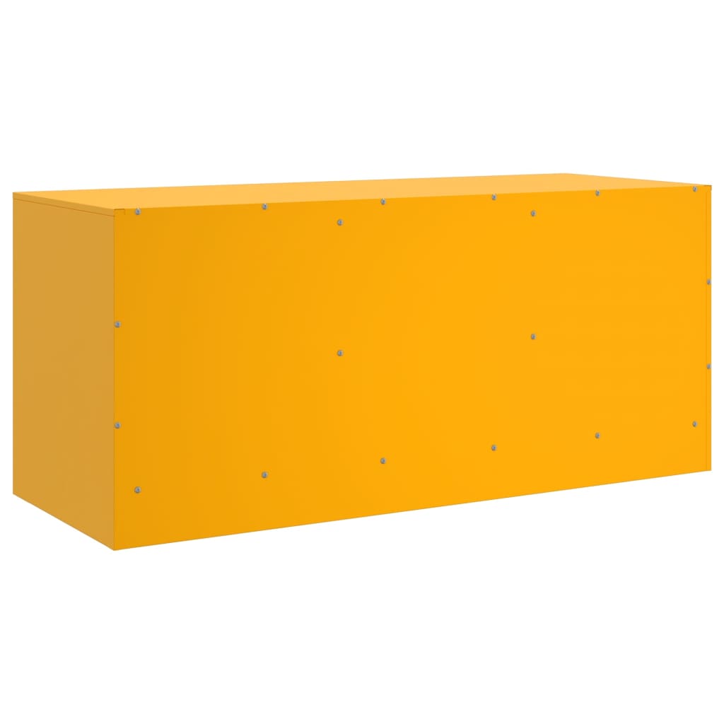 TV-Schrank Senfgelb 99x39x44 cm Stahl