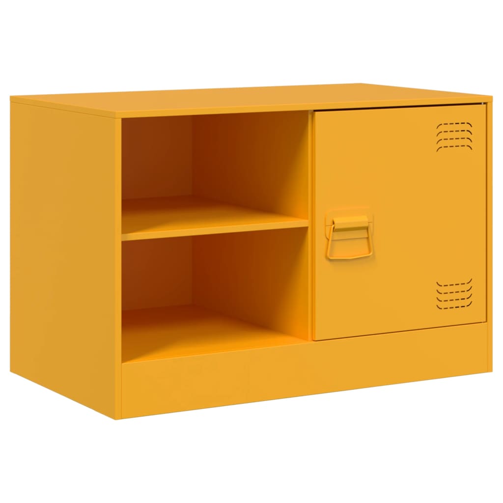 TV-Schrank Senfgelb 67x39x44 cm Stahl