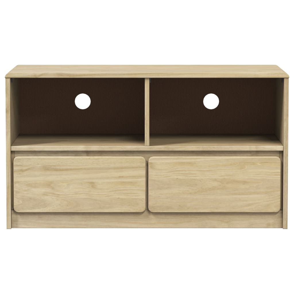 TV-Schrank SAUDA Eiche-Optik 99x43x55 cm Massivholz Kiefer