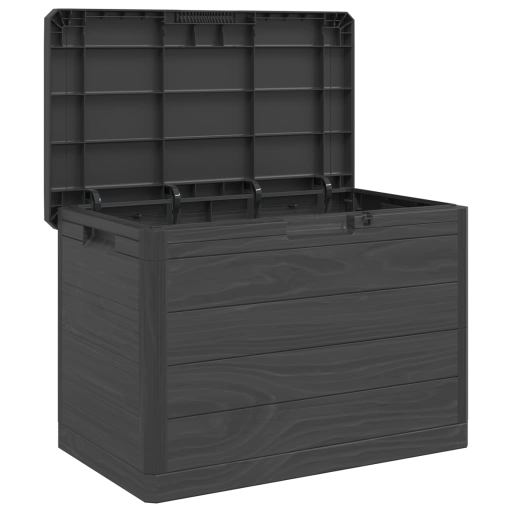 Outdoor-Kissenbox Anthrazit 77,5x44,5x53 cm Polypropylen