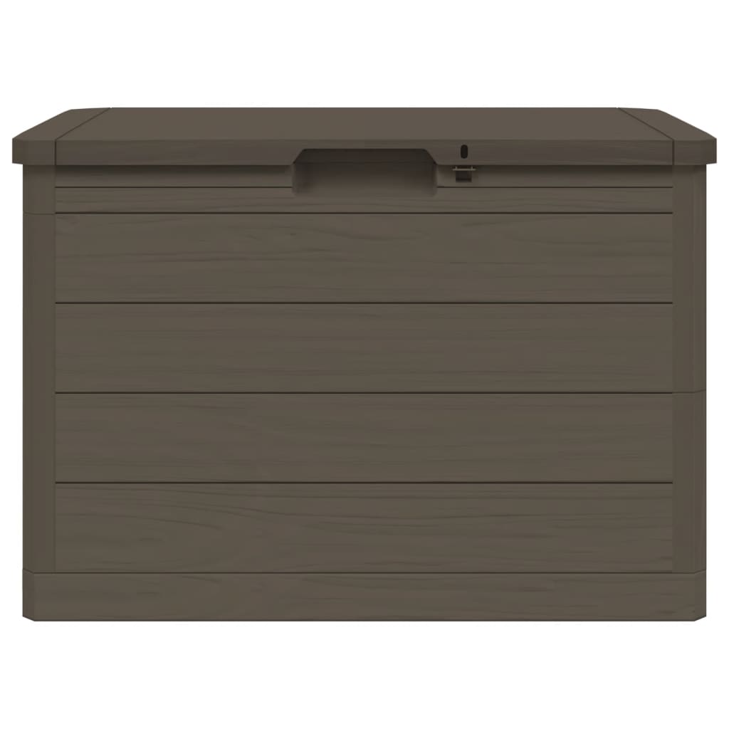 Outdoor-Kissenbox Braun 77,5x44,5x53 cm Polypropylen