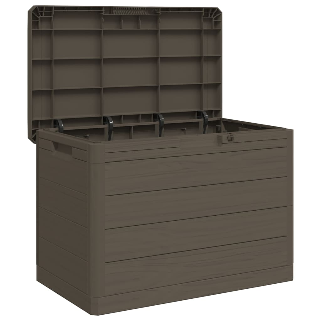 Outdoor-Kissenbox Braun 77,5x44,5x53 cm Polypropylen