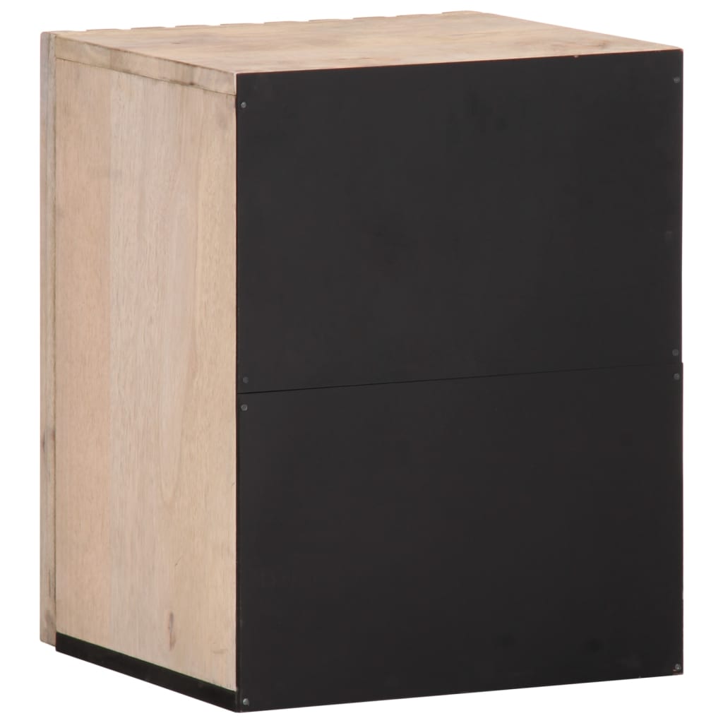 Bad-Wandschrank 38x34x48 cm Massivholz Mango