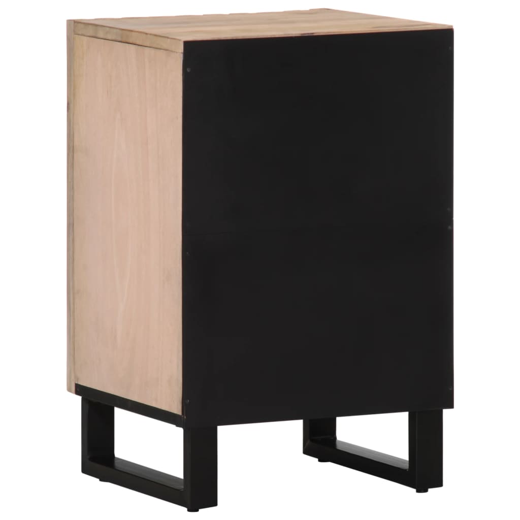 Badschrank 38x34x58 cm Massivholz Mango