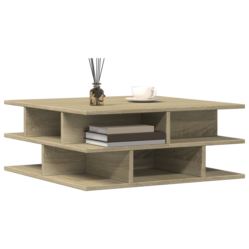 Couchtisch Sonoma-Eiche 70x70x29 cm Holzwerkstoff