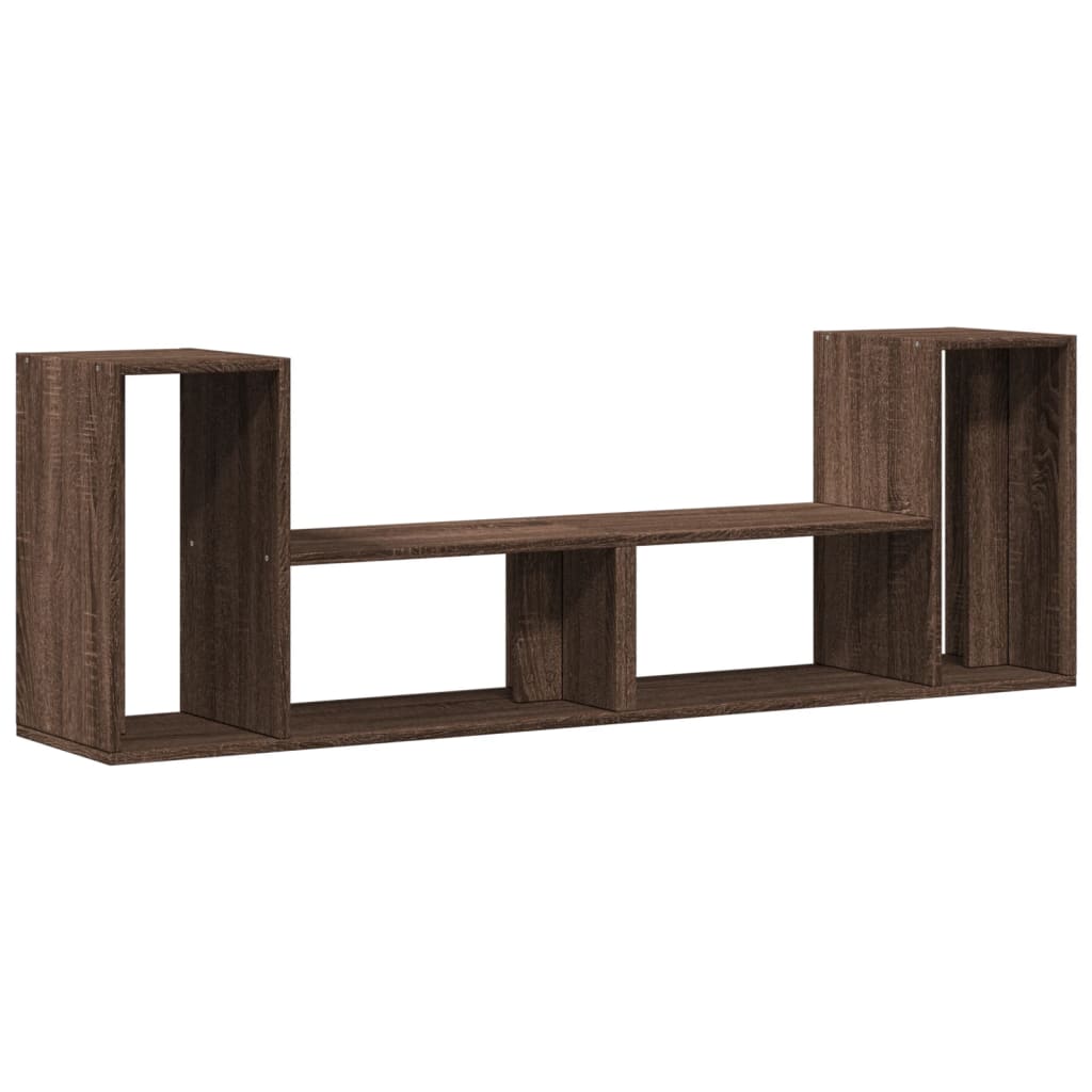 TV-Schränke 2 Stk. Braun Eichen-Optik 75x30x50 cm Holzwerkstoff