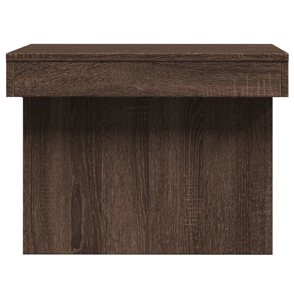 Couchtisch Braun Eichen-Optik 80x55x40 cm Holzwerkstoff