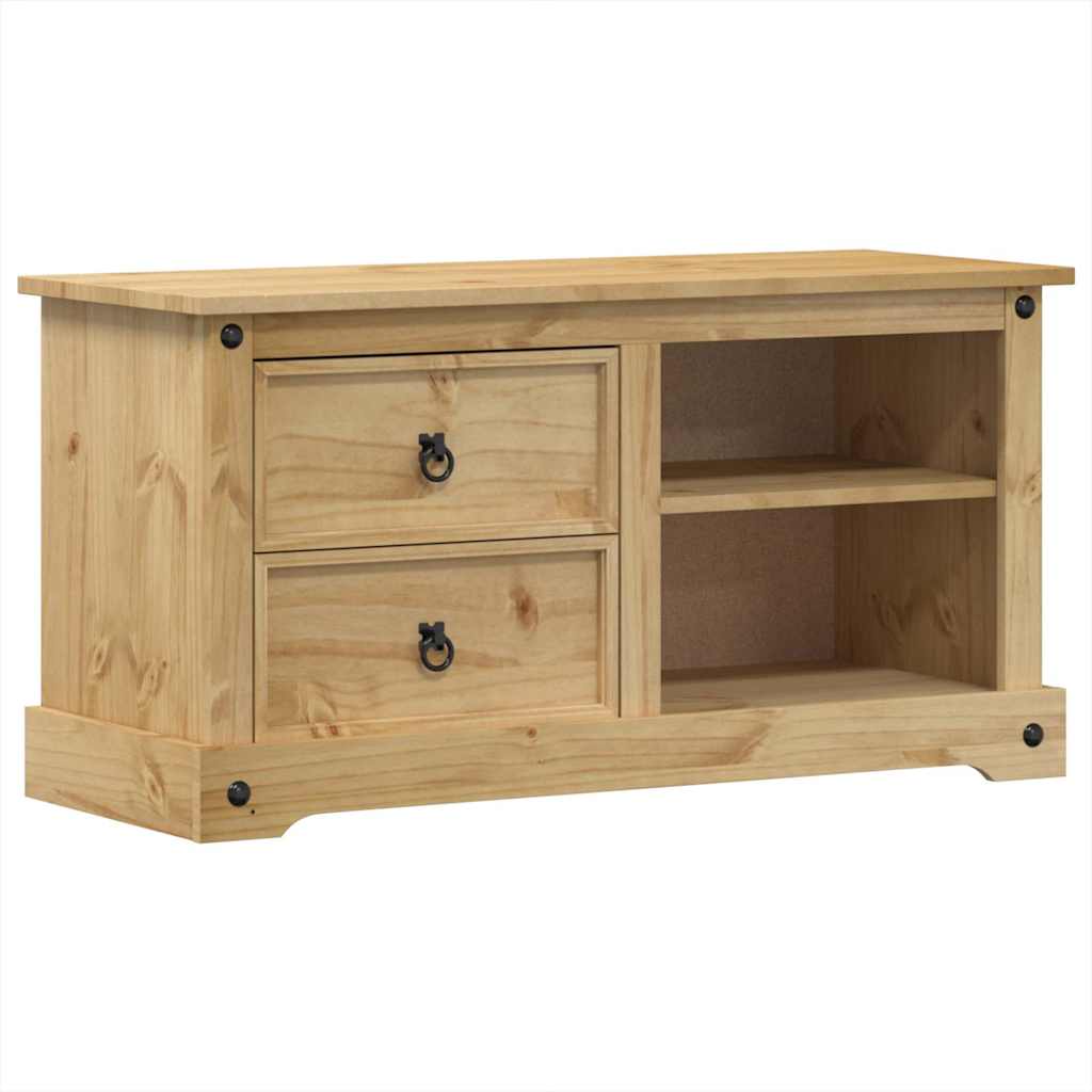 TV-Schrank Corona 100x40x52 cm Massivholz Kiefer