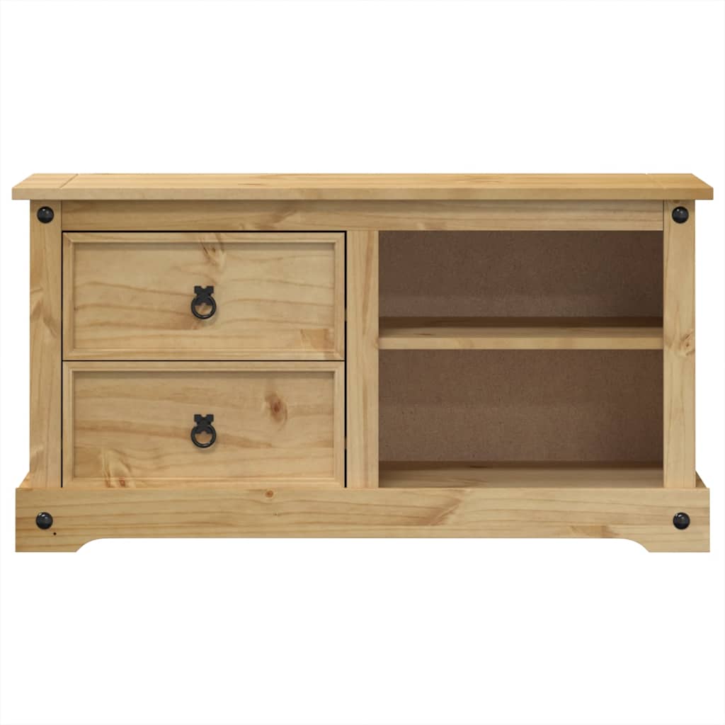 TV-Schrank Corona 100x40x52 cm Massivholz Kiefer