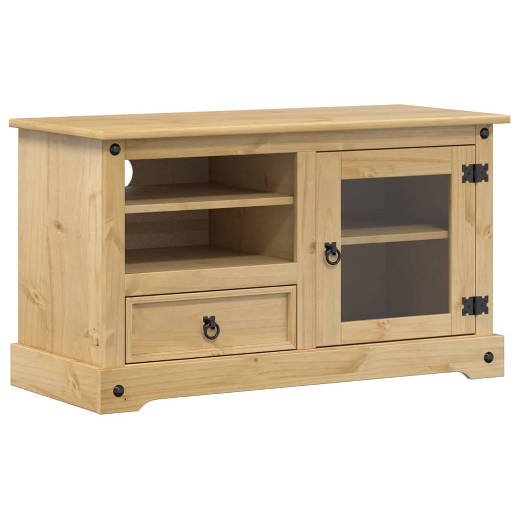 TV-Schrank Corona 100x45x58 cm Massivholz Kiefer