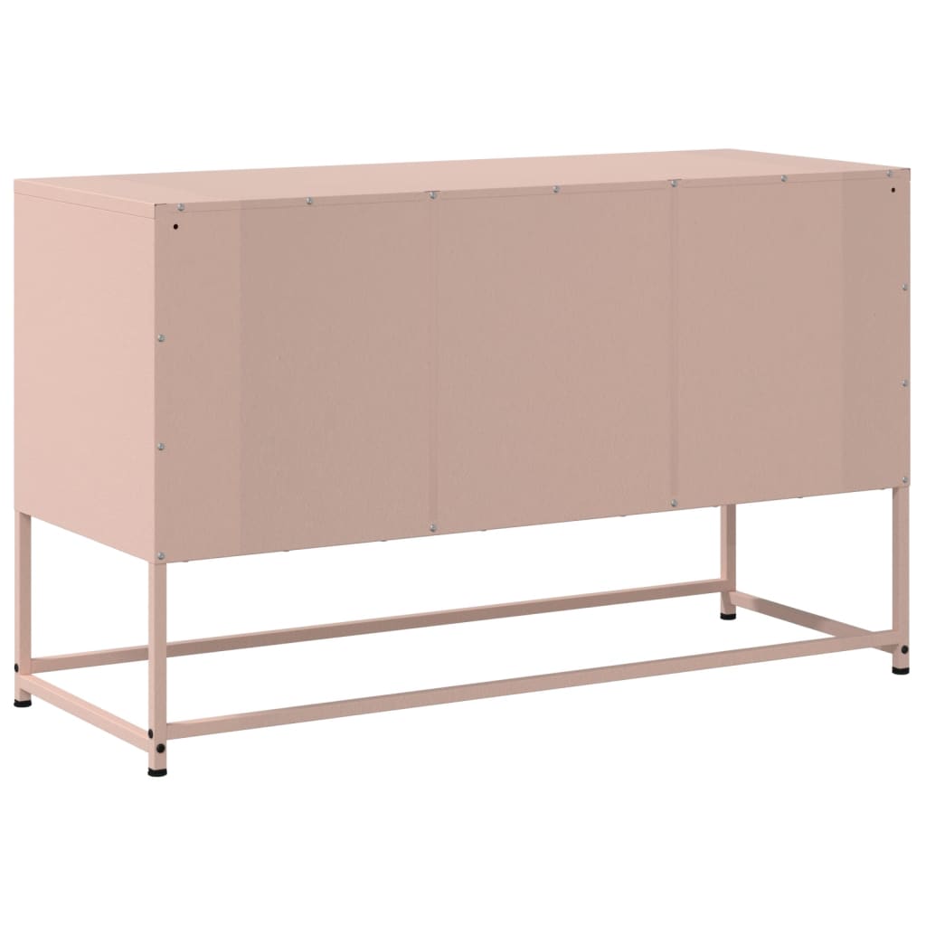 TV-Schrank Rosa 100,5x39x60,5 cm Stahl