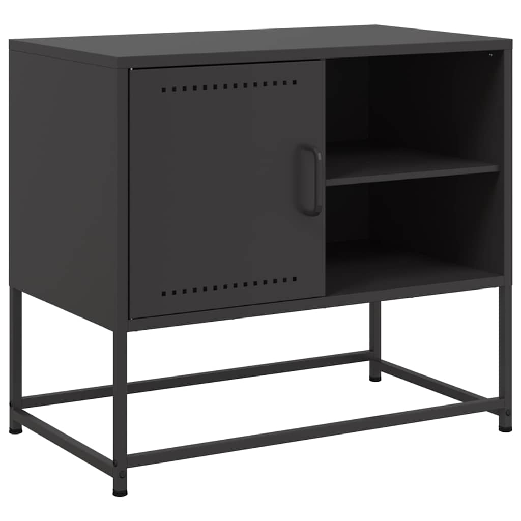 TV-Schrank Schwarz 68x39x60,5 cm Stahl