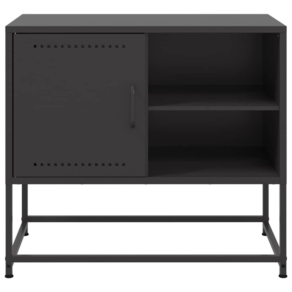 TV-Schrank Schwarz 68x39x60,5 cm Stahl