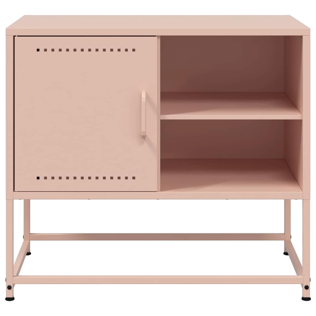 TV-Schrank Rosa 68x39x60,5 cm Stahl