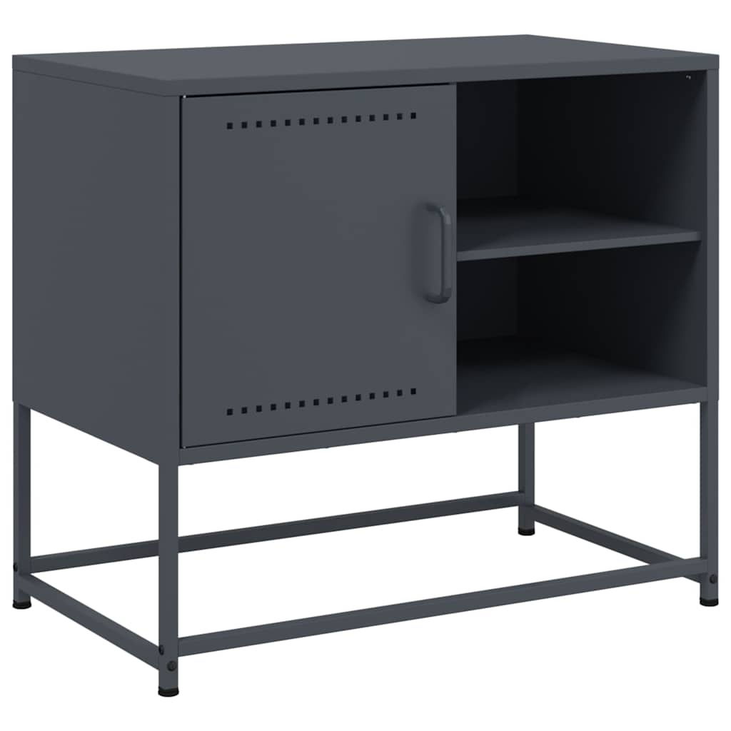 TV-Schrank Anthrazit 68x39x60,5 cm Stahl