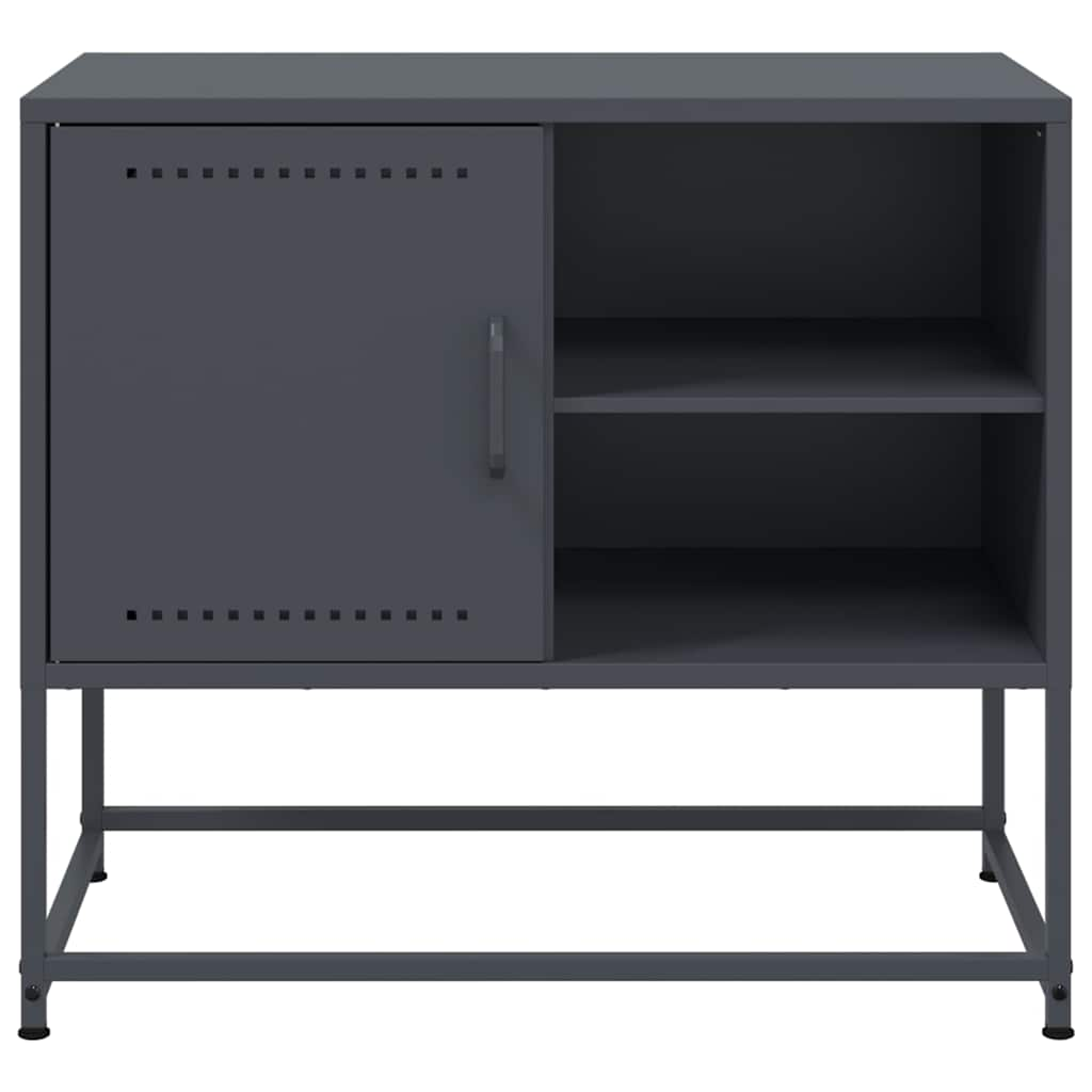 TV-Schrank Anthrazit 68x39x60,5 cm Stahl