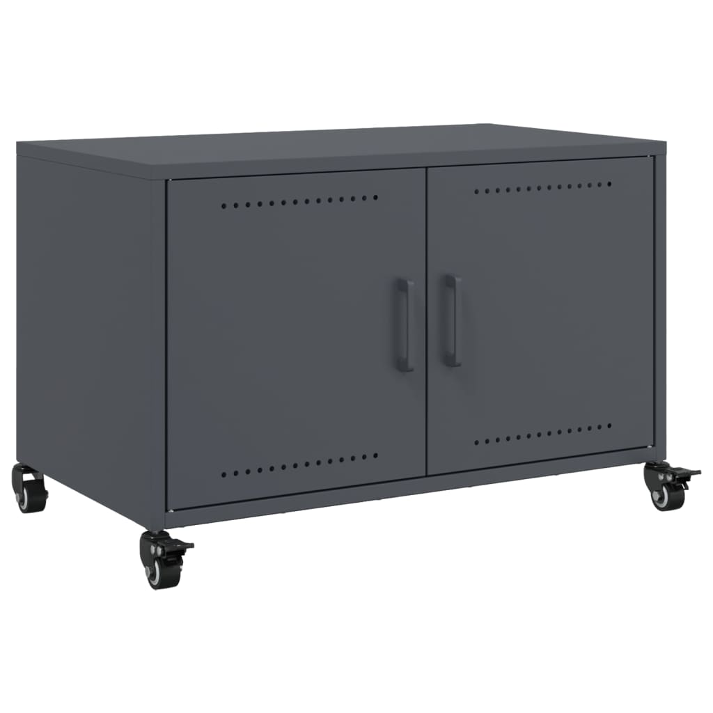 TV-Schrank Anthrazit 68x39x43,5 cm Kaltgewalzter Stahl