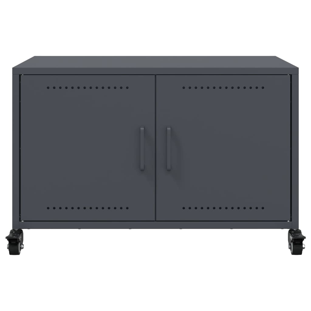 TV-Schrank Anthrazit 68x39x43,5 cm Kaltgewalzter Stahl