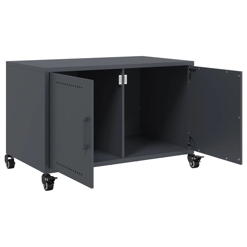 TV-Schrank Anthrazit 68x39x43,5 cm Kaltgewalzter Stahl