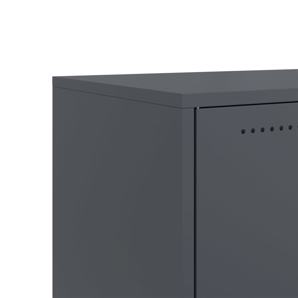 TV-Schrank Anthrazit 68x39x43,5 cm Kaltgewalzter Stahl