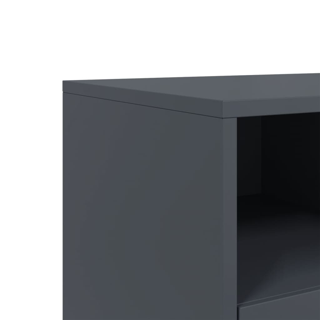 TV-Schrank Anthrazit 100,5x39x43,5 cm Kaltgewalzter Stahl