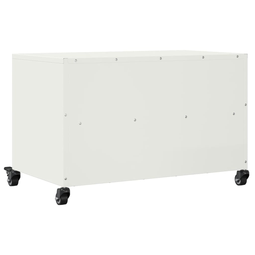 TV-Schrank Weiß 68x39x43,5 cm Kaltgewalzter Stahl