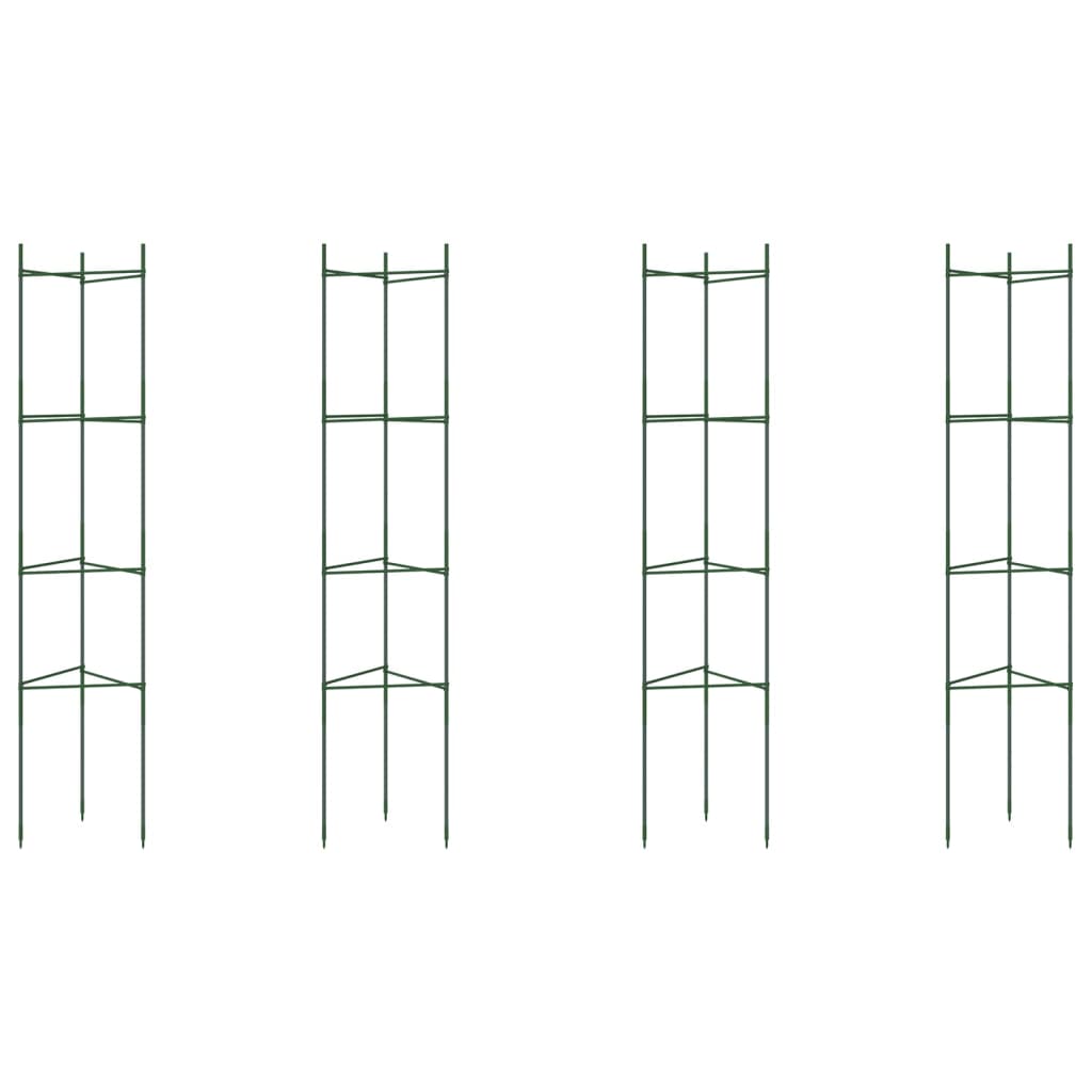 Tomatenkäfige 4 Stk. 154 cm Stahl und PP