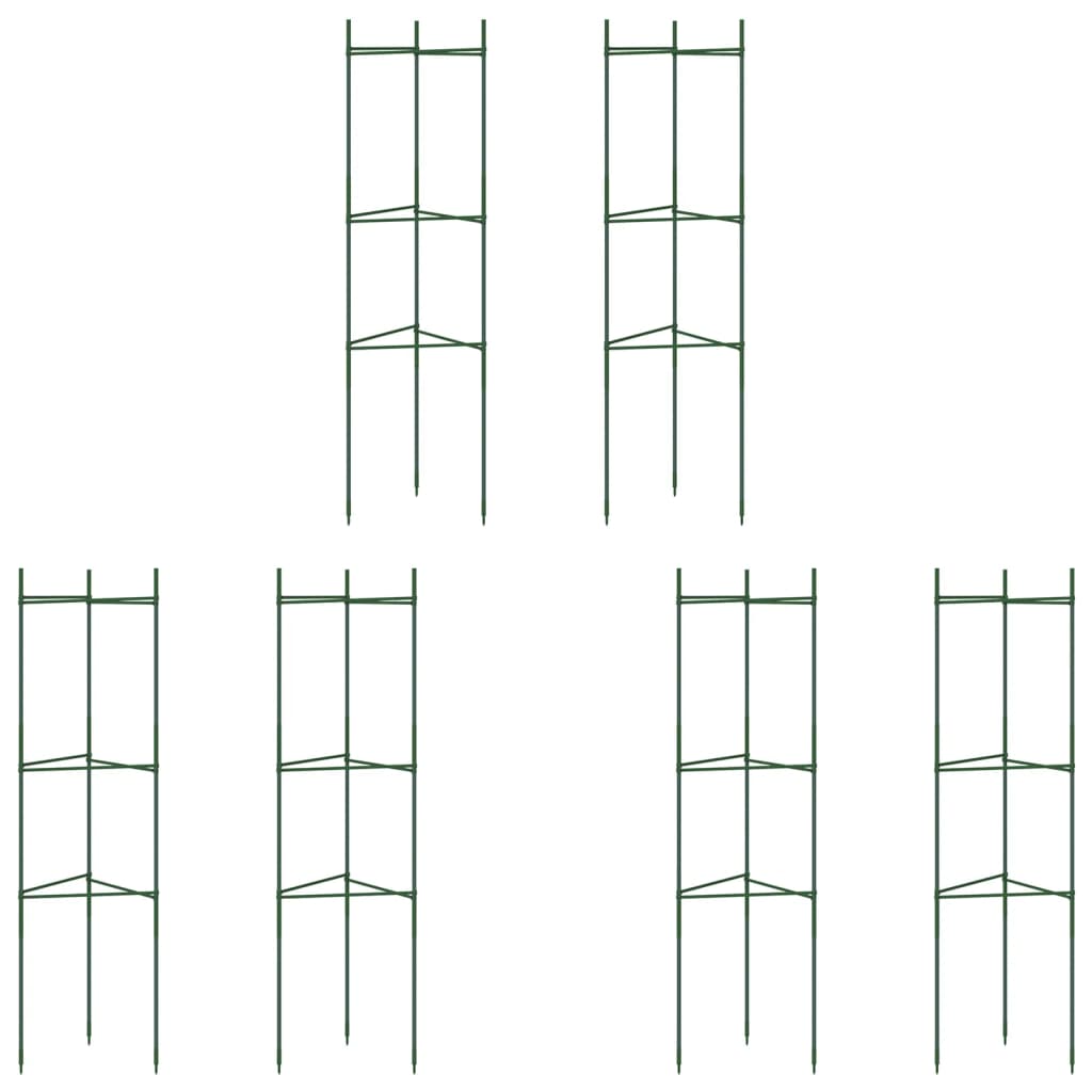 Tomatenkäfige 6 Stk. 116 cm Stahl und PP