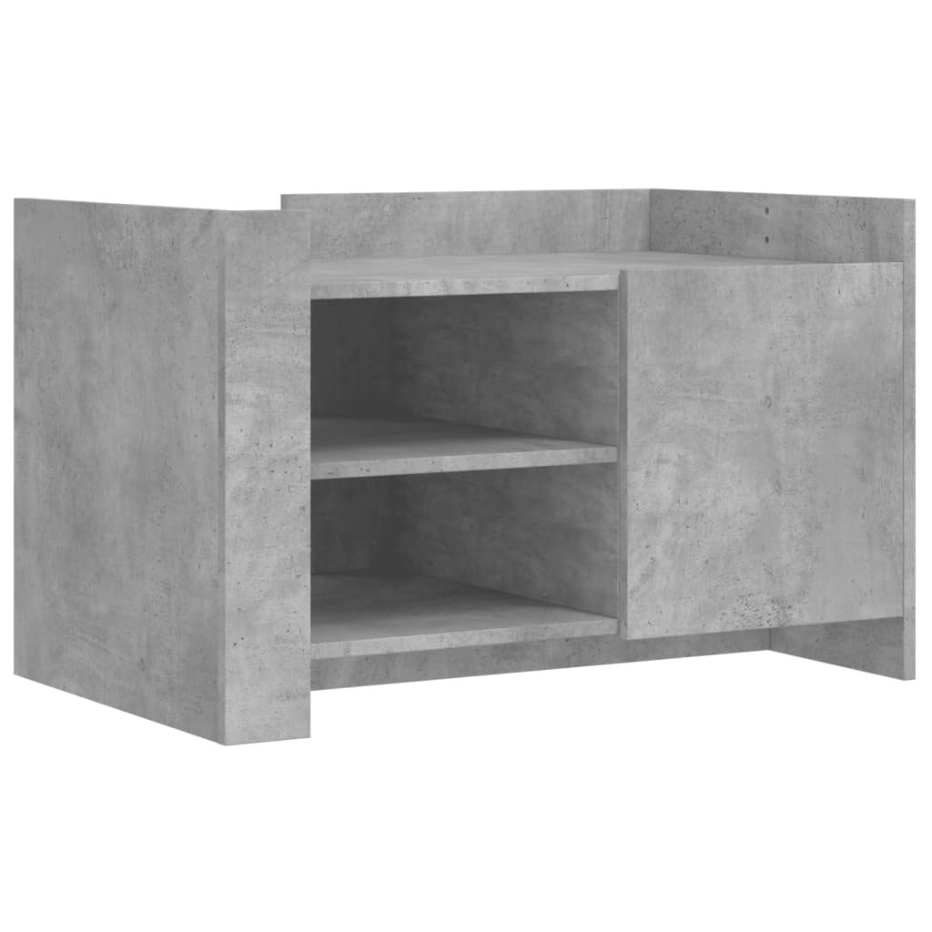 Couchtisch Betongrau 80x50x50 cm Holzwerkstoff