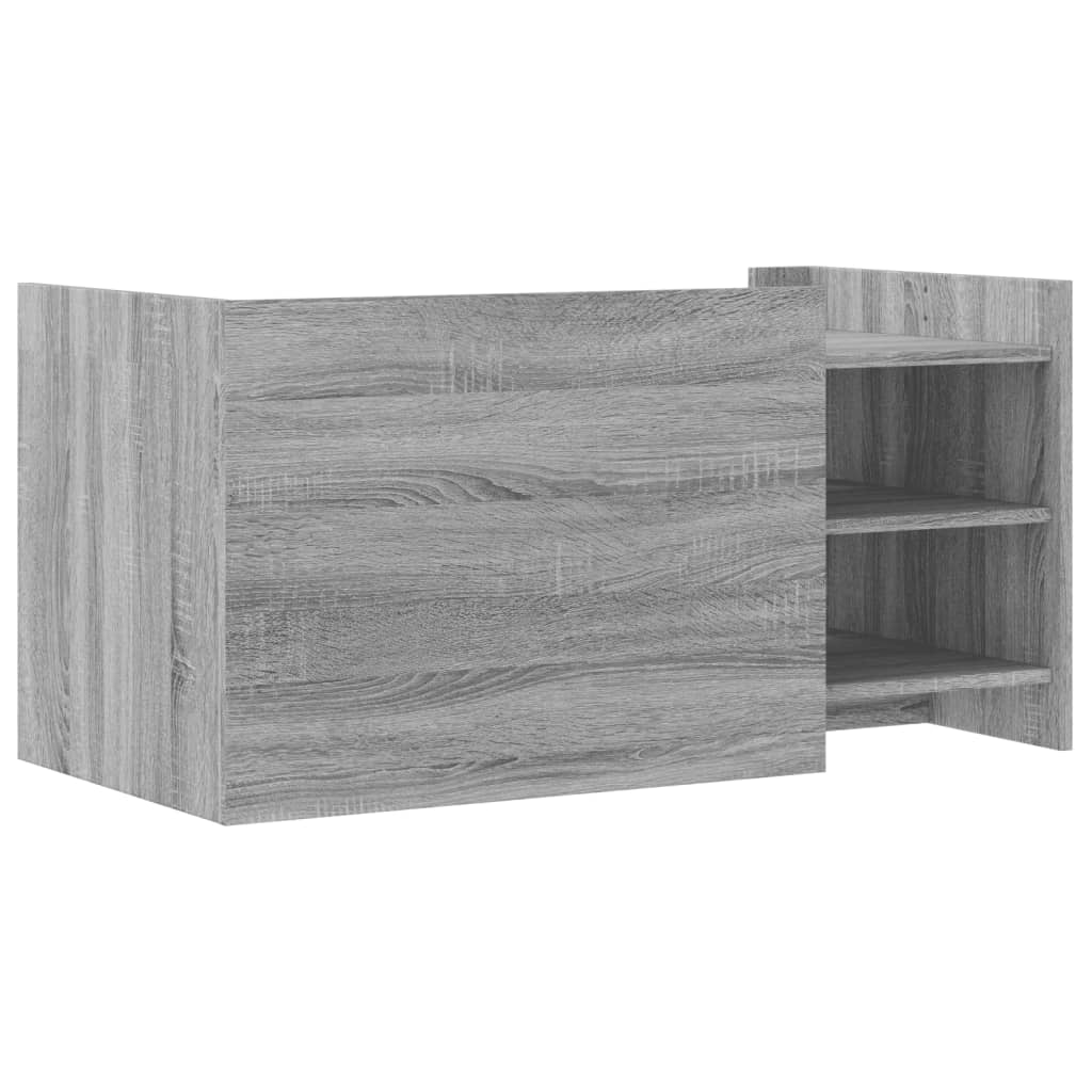 Couchtisch Grau Sonoma 100x50x50 cm Holzwerkstoff